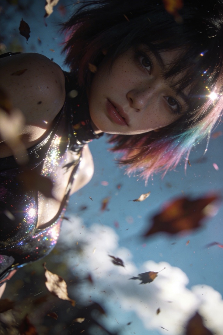 ゲームCG風ブレ半身 - AI生成の作例