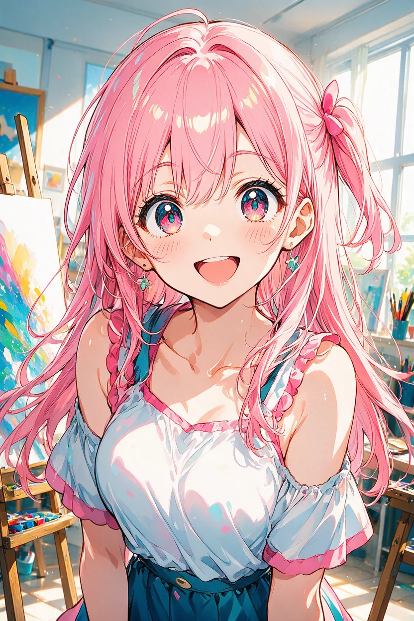 AI生成 アニメ - 架空のAI美少女イメージ
